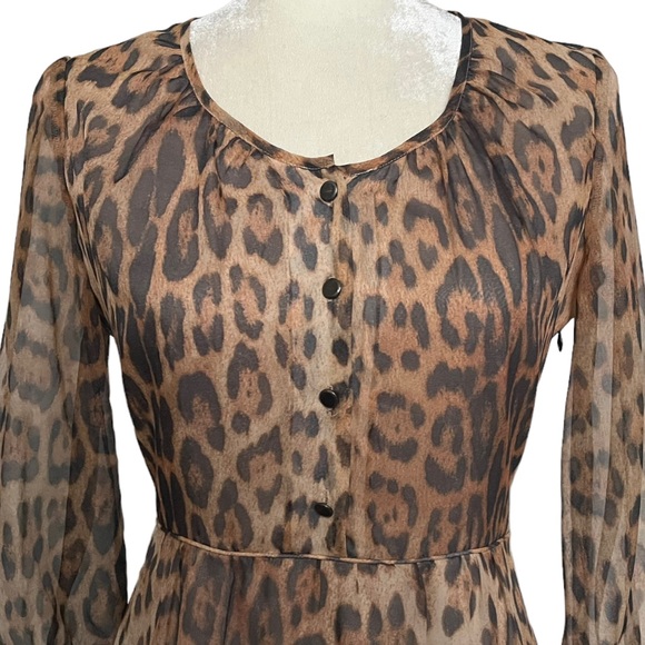 Cremieux Leopard Dress | Size 2 - Picture 3 of 11